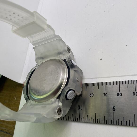 Mens Stryve Clear Multifunction Watch Works New Battery main image 5